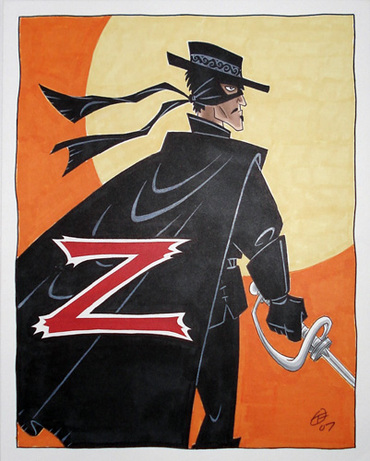 In literature and movies there is the original Zorro introduced in 1919 in 
